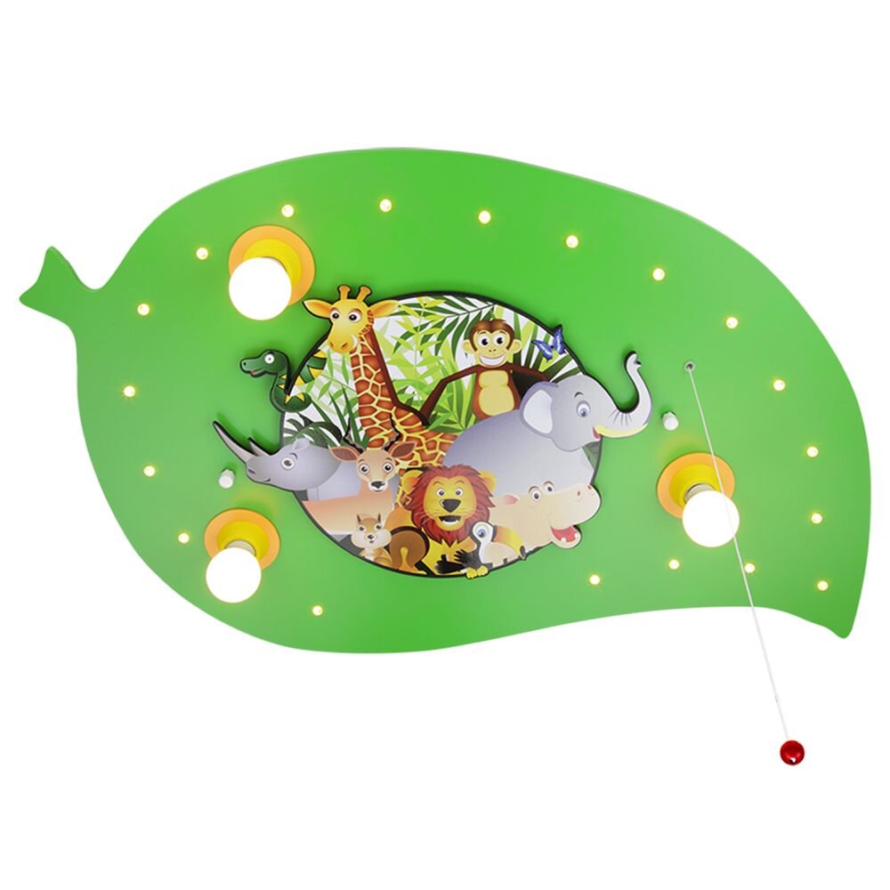 Plafonnier Elobra DSCHUNGEL Vert, 3 lumières main product photo