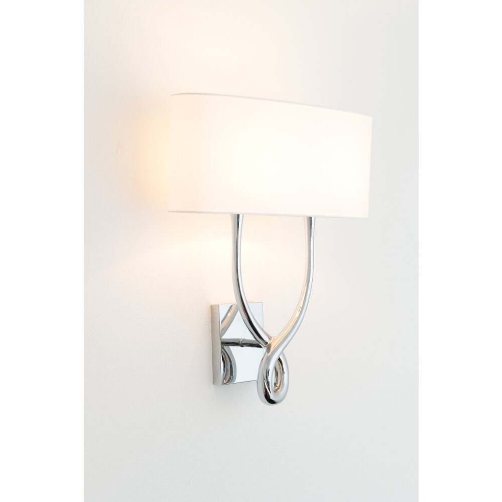 Applique murale Holländer MONOLOGO Argenté, 2 lumières main product photo