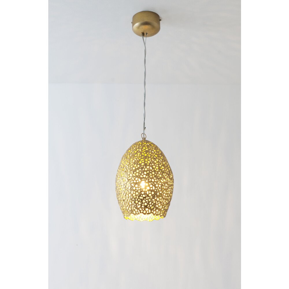 Suspension Holländer CAVALLIERE PICCOLO Or, 1 lumière main product photo