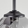 Plafonnier Abramo LED Noir, 5 lumières