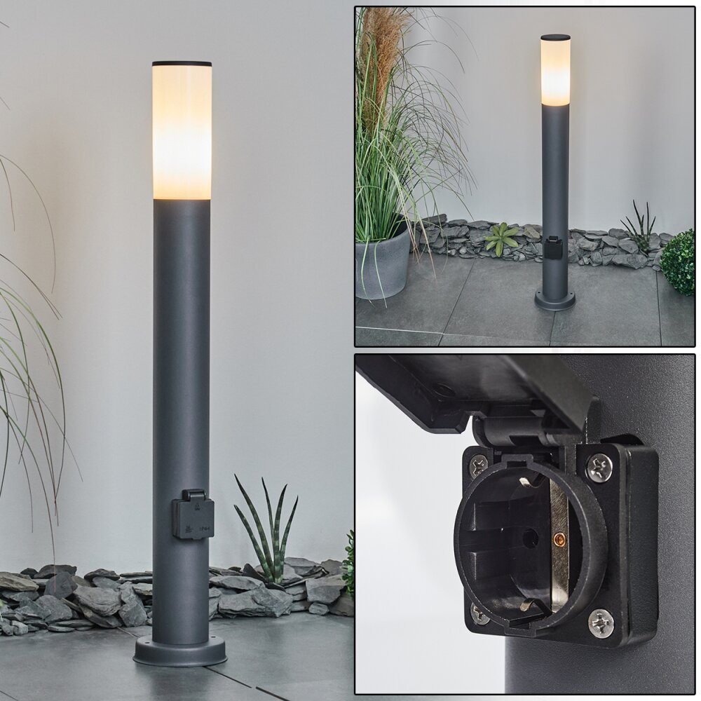 Borne lumineuse Caserta Anthracite, 1 lumière main product photo
