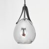 Suspension Hocker Noir, 1 lumière