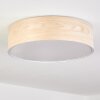 Plafonnier Magdalena Écru, Blanc, 2 lumières