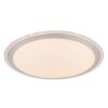 Plafonnier Globo CARRY LED Blanc, 1 lumière, Télécommandes, Changeur de couleurs