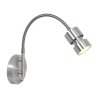 Applique murale Steinhauer Nové Acier brossé, 1 lumière