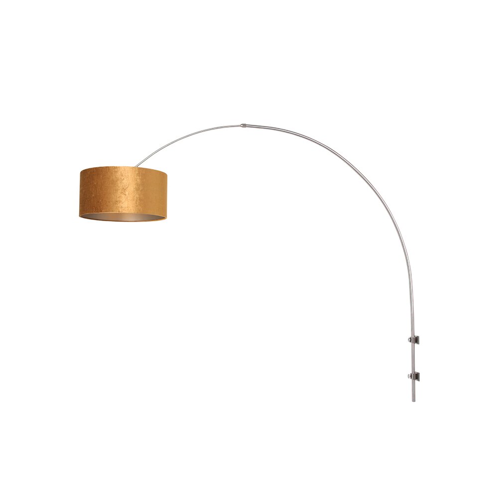 Applique murale Steinhauer Sparkled Light Acier brossé, 1 lumière main product photo