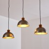 Suspension Tholen Brun, 3 lumières