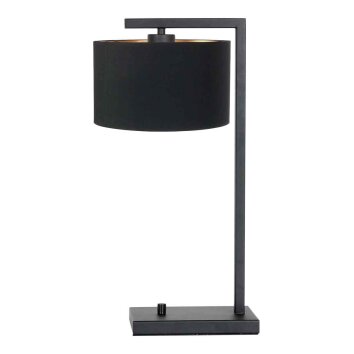 Lampe de table Steinhauer Stang Noir, 1 lumière Lampe de table Steinhauer Stang Noir, 1 lumière