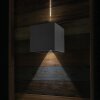 Applique murale d'extérieur Steinhauer Muro LED Noir, 2 lumières