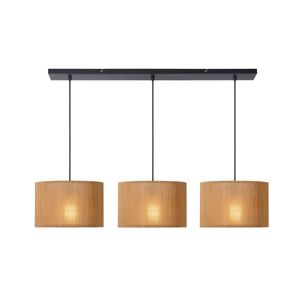 Suspension Lucide MAGIUS Noir, 3 lumières main product photo