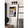 Plafonnier Lucide NIGEL LED Acier inoxydable, Noir, 3 lumières