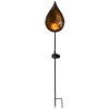 lampe solaire Globo SORREZ LED Noir, 1 lumière