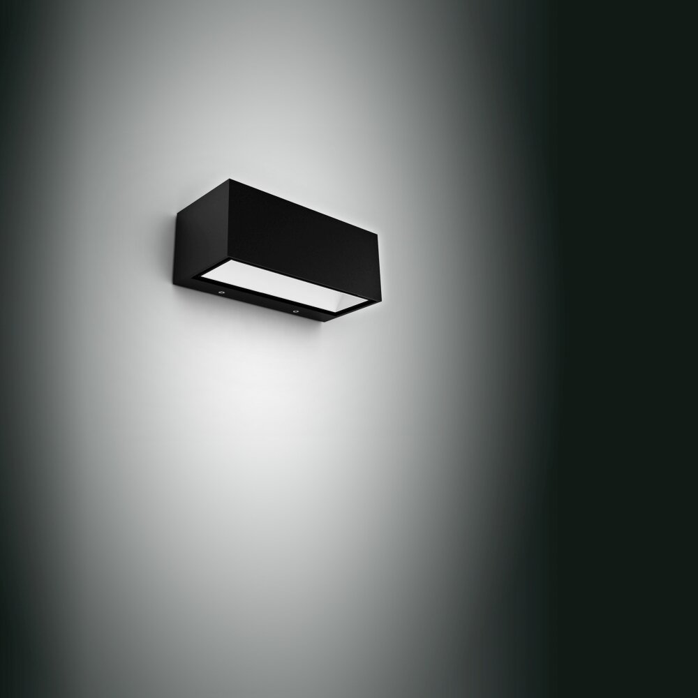 Applique murale d'extérieur Lutec Gemini LED Anthracite, 1 lumière main product photo