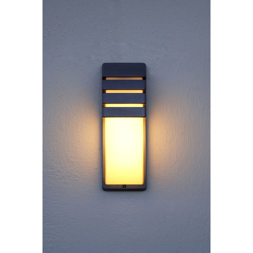 Applique murale d'extérieur Lutec CITY Anthracite, 1 lumière main product photo