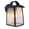 Applique murale d'extérieur Lutec KELSEY Noir, 1 lumière