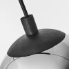 Suspension Sernf Noir, 3 lumières