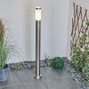 Borne lumineuse Sessa Nickel mat, 1 lumière, Détecteur de mouvement