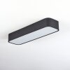 Plafonnier Iriondo LED Noir, 1 lumière, Télécommandes