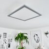 Plafonnier Ringuelet LED Blanc, 1 lumière, Télécommandes