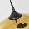 Suspension Avonlea Noir, 3 lumières