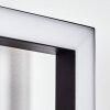 Applique murale Deadwood LED Brun, Chrome, Couleur bois, 2 lumières