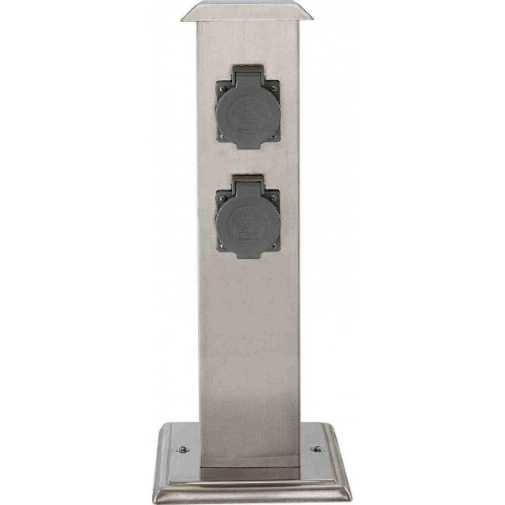 Bloc de prises électriques d'extérieur Globo Gris main product photo