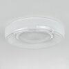 Plafonnier Tobosy LED Blanc, 1 lumière, Télécommandes