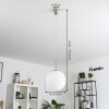 Suspension Cochuna Nickel mat, 1 lumière