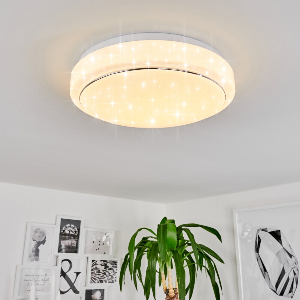 Plafonnier Nepes LED Blanc, 1 lumière main product photo