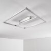 Plafonnier Rauma LED Nickel mat, 1 lumière