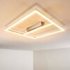 Plafonnier Rauma LED Nickel mat, 1 lumière