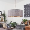 Suspension Tallaboa Gris, Cuivre, 1 lumière