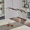 Suspension Eaglesham LED Noir, 1 lumière