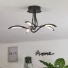 Plafonnier Oetling LED Noir, 1 lumière