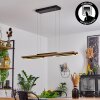 Suspension Ayajasco LED Écru, Noir, 1 lumière