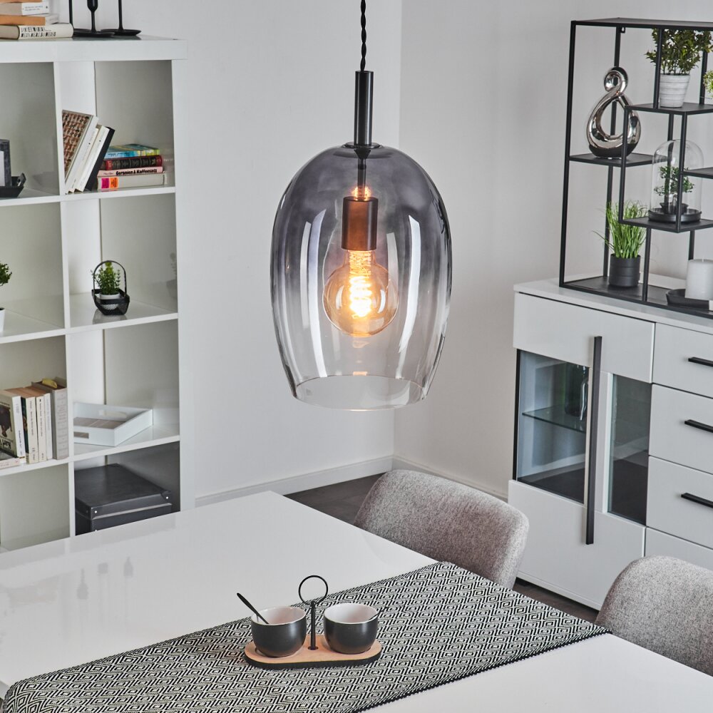 Suspension Magnano Noir, 1 lumière main product photo