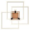 Plafonnier Globo IDA LED Couleur bois, Noir, 4 lumières