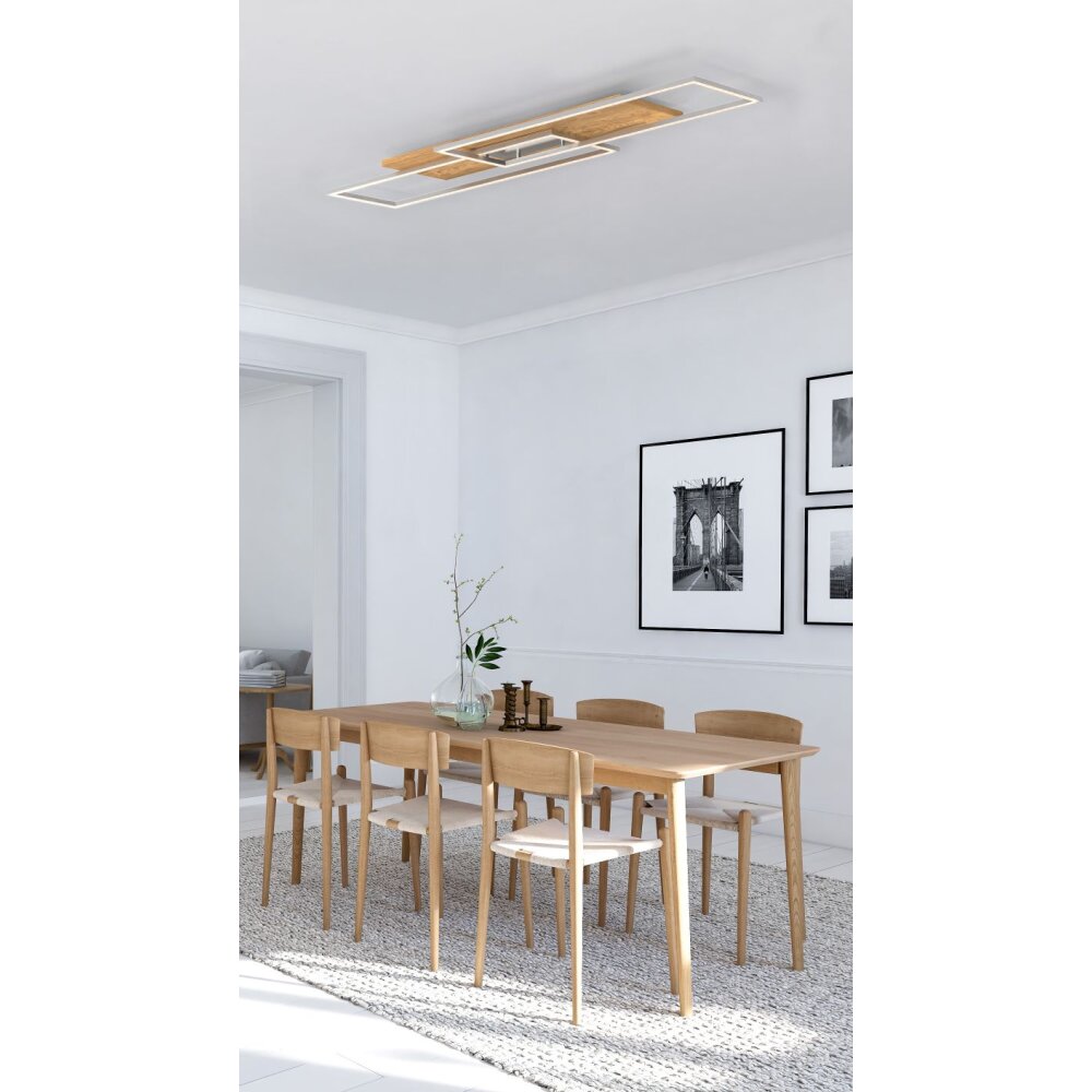 Plafonnier Elobra Panama LED Écru, 2 lumières main product photo