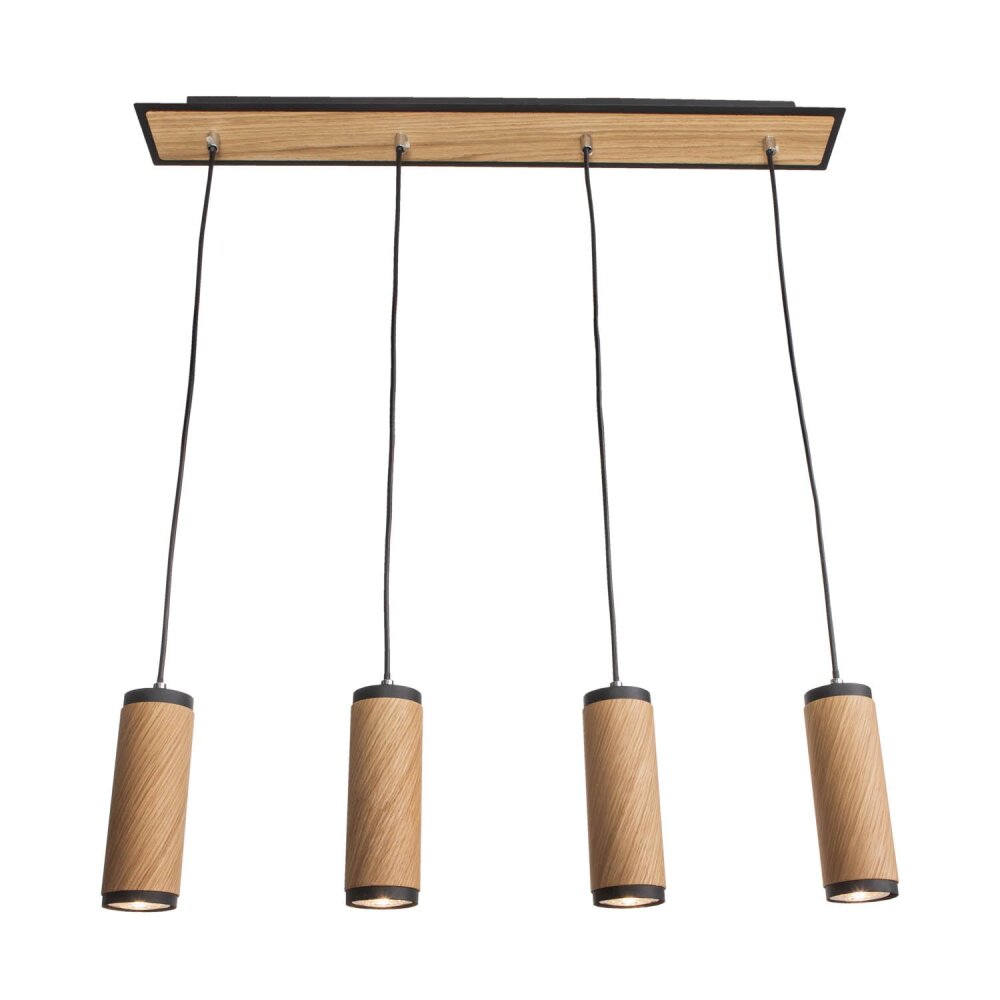 Suspension Elobra Bolivia Écru, Noir, 4 lumières main product photo