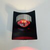 Applique murale Fischer & Honsel Bondy LED Noir, 1 lumière, Changeur de couleurs