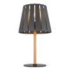 Lampe de table Globo LUNA Couleur bois, Noir, 1 lumière