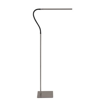 Lampadaire Steinhauer Serpent LED Acier inoxydable, 1 lumière Lampadaire Steinhauer Serpent LED Acier inoxydable, 1 lumière