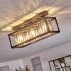 Plafonnier Barracon Noir, 3 lumières