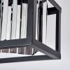 Plafonnier Barracon Noir, 3 lumières