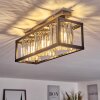 Plafonnier Barracon Noir, 3 lumières