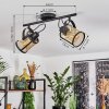 Plafonnier Eglo DELLOW Noir, 2 lumières