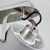 Plafonnier Puelches Nickel mat, 2 lumières