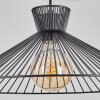 Suspension Tamins Noir, 1 lumière