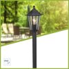 Lampadaire d'extérieur Brilliant Crown Noir, 1 lumière