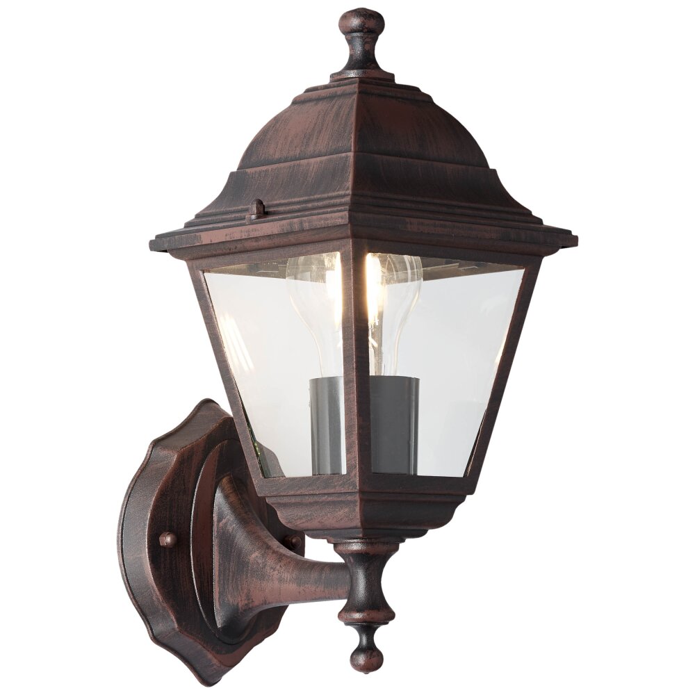 Applique murale d'extérieur Brillliant Nissie Brun, 1 lumière main product photo